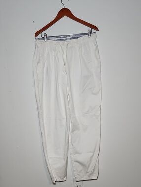 Izod Men's White Drawstring Jogger Pants